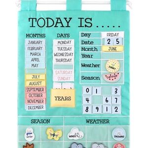Colorful Educational Wall Calendar